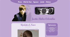 Desktop Screenshot of biebercolombia.blogspot.com