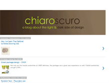 Tablet Screenshot of chiaroscuro-design.blogspot.com