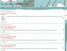 Tablet Screenshot of my-beautiful-muslim-life.blogspot.com
