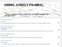 Tablet Screenshot of librosletrasypalabras.blogspot.com