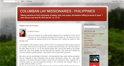 Desktop Screenshot of columbanlaymissionaries-philippines.blogspot.com