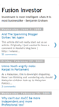 Mobile Screenshot of fusioninvestor.blogspot.com