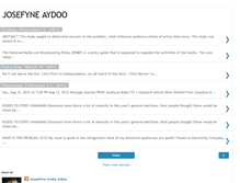 Tablet Screenshot of josefyneaidoo.blogspot.com
