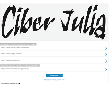 Tablet Screenshot of ciberjulia.blogspot.com