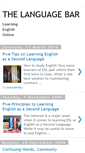Mobile Screenshot of languagebar.blogspot.com