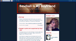 Desktop Screenshot of baseballismyboyfriend.blogspot.com