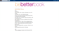 Desktop Screenshot of bebetterbookcontacts.blogspot.com