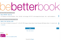 Tablet Screenshot of bebetterbookcontacts.blogspot.com