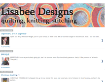 Tablet Screenshot of lisabeedesigns.blogspot.com