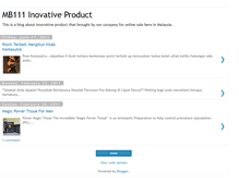 Tablet Screenshot of mb111magic.blogspot.com