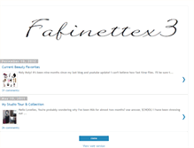 Tablet Screenshot of fafinettex3.blogspot.com