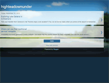 Tablet Screenshot of highteadownunder.blogspot.com