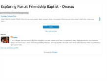 Tablet Screenshot of exploringfunatfriendshipbaptist-owass.blogspot.com