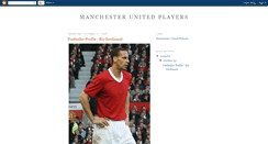 Desktop Screenshot of manchesterunitedplayers.blogspot.com