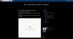 Desktop Screenshot of favoritemusicvideo.blogspot.com