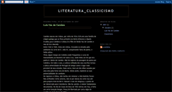 Desktop Screenshot of literaturaclassicismo.blogspot.com