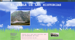Desktop Screenshot of elvalledelashistorias.blogspot.com