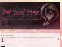 Tablet Screenshot of our-secret-stories.blogspot.com