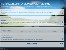 Tablet Screenshot of mgmpmatematikasmpkotatangerang.blogspot.com