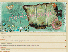 Tablet Screenshot of hobbyshoekje.blogspot.com