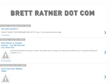 Tablet Screenshot of brettratnernewsblog.blogspot.com