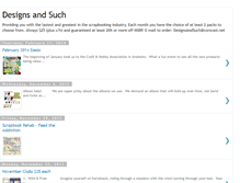 Tablet Screenshot of designsandsuch.blogspot.com