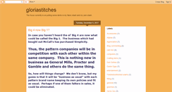 Desktop Screenshot of gloriastitches.blogspot.com