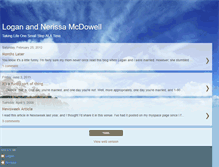 Tablet Screenshot of loganandnerissa.blogspot.com