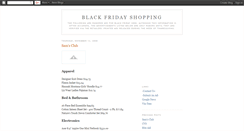 Desktop Screenshot of blackfridayshopping.blogspot.com
