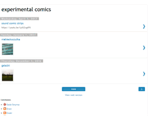 Tablet Screenshot of experimentalcomics.blogspot.com