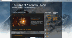 Desktop Screenshot of americanutopia423.blogspot.com