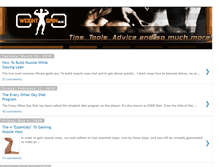 Tablet Screenshot of muscle-weight-gain-blog.blogspot.com