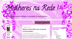 Desktop Screenshot of mulheresdenarede.blogspot.com