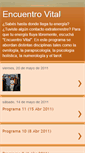 Mobile Screenshot of encuentrovitalfm.blogspot.com