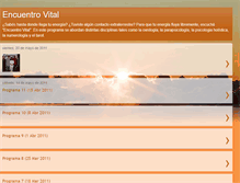 Tablet Screenshot of encuentrovitalfm.blogspot.com