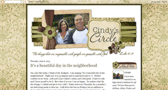 Desktop Screenshot of cindyrickescircle.blogspot.com