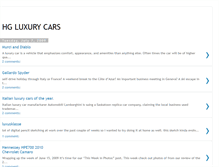 Tablet Screenshot of hgluxurycars.blogspot.com