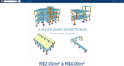 Desktop Screenshot of calculandoestrutura.blogspot.com
