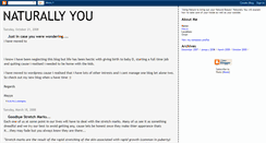 Desktop Screenshot of naturally-you.blogspot.com