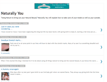 Tablet Screenshot of naturally-you.blogspot.com