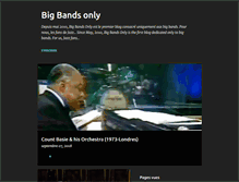 Tablet Screenshot of bigbandsonly.blogspot.com