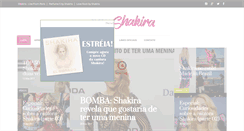 Desktop Screenshot of blogdashakira.blogspot.com