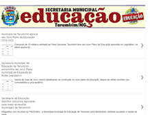 Tablet Screenshot of educacaotarumirim.blogspot.com