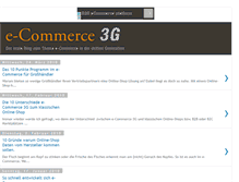 Tablet Screenshot of 3g-ecommerce.blogspot.com
