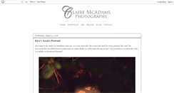 Desktop Screenshot of clairemcadamsphotography.blogspot.com