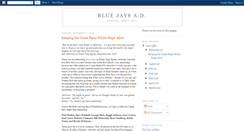 Desktop Screenshot of bluejaysad.blogspot.com
