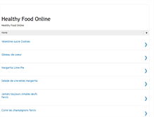 Tablet Screenshot of healthy-food-online.blogspot.com