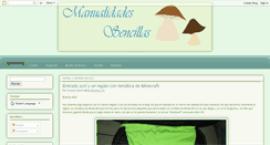 Desktop Screenshot of manualidadessencillas.blogspot.com