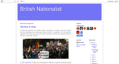 Desktop Screenshot of britishnationalist.blogspot.com