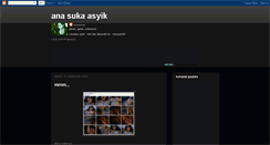 Desktop Screenshot of ana18tahun.blogspot.com